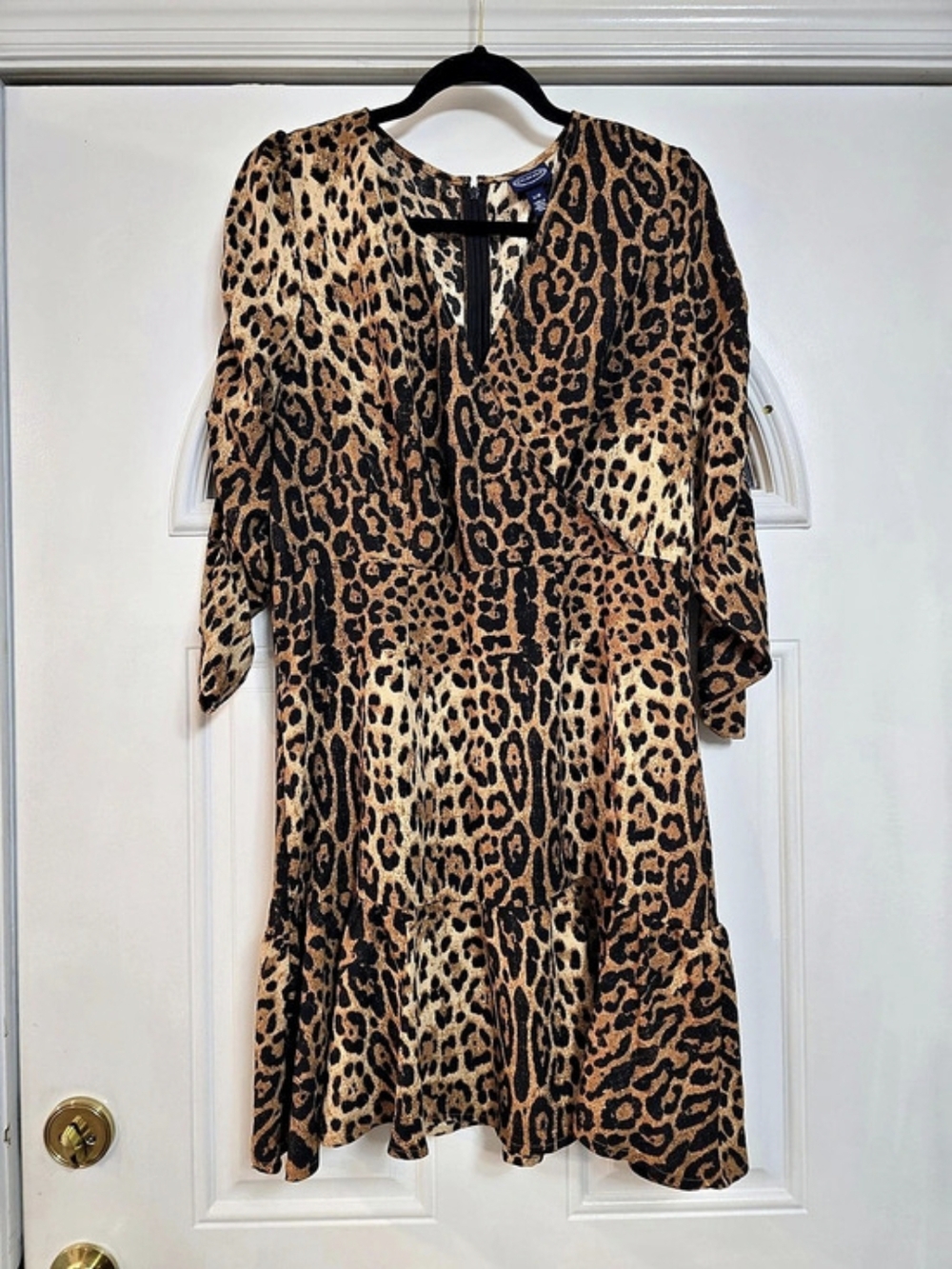 B.Coop Leopard Print Mini Dress Size Large Like New